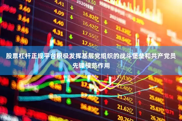 股票杠杆正规平台积极发挥基层党组织的战斗堡垒和共产党员先锋模范作用
